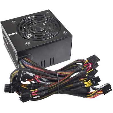 Fuente de Alimentación EVGA 100-W1-0500-K2/ 500W 80 Plus Argent