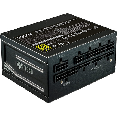 Fuente de alimentación SFX 650W Cooler Master V650 Or