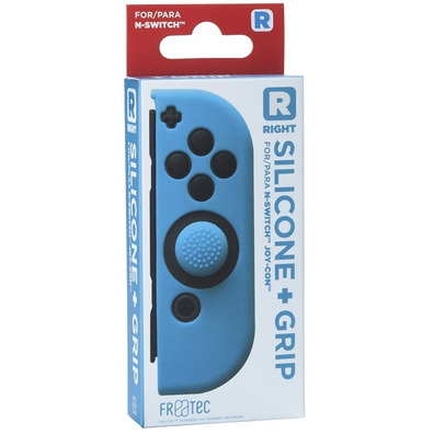 Caisse de Silicone de la Joie Avec le bouton Droit  Grip Bleu