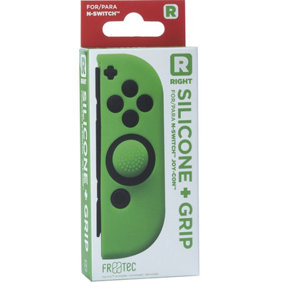 Caisse de Silicone de la Joie Avec le bouton Droit  Grip Vert