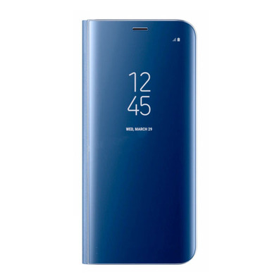 Couverture de miroir de livre - Samsung Galaxy S9 Plus Bleu