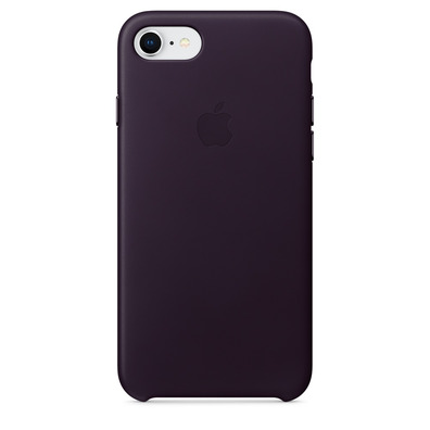 Coque en cuir pour iPhone 8 / 7 - Noir