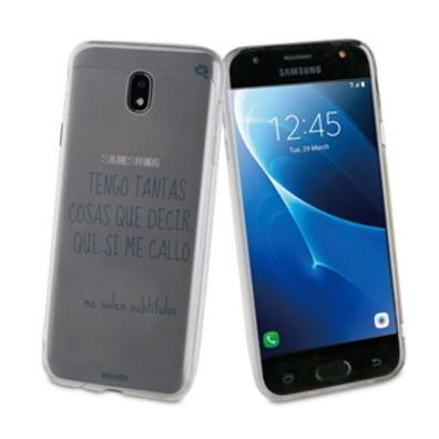 Transparent TPU Cover Sous-titres samsung galaxy j5 2017 mots