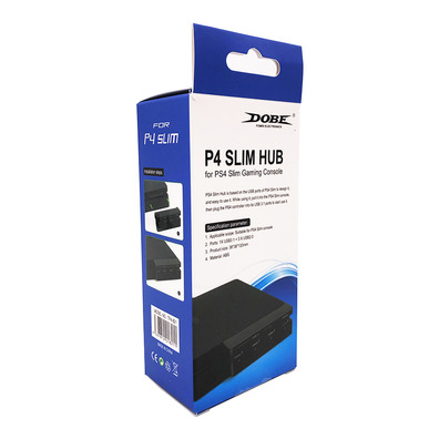 Hub USB 4 ports pour PS4 Slim Noir