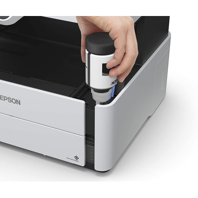 Impresora Recargable Monocromo Multifunción Epson Ecotank ET-M3140 Fax / Dúplex Blanca