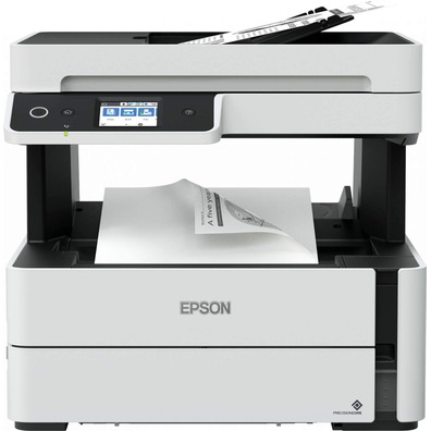 Impresora Recargable Monocromo Multifunción Epson Ecotank ET-M3140 Fax / Dúplex Blanca