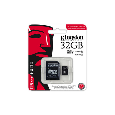 Kingston MicroSDHC 32Gb uhs-i Class 10 + SD Adapter