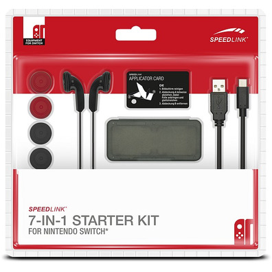 Les accessoires du Kit STARTER PACK 7 en 1 pour Nintendo Commutateur