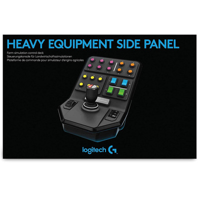 Logitech Panel de Control Heavy Equipment Side Panel Agriculture Simulator