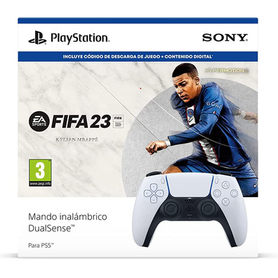 Mando Dualsense Blanco + FIFA 23 + Contenido Digital