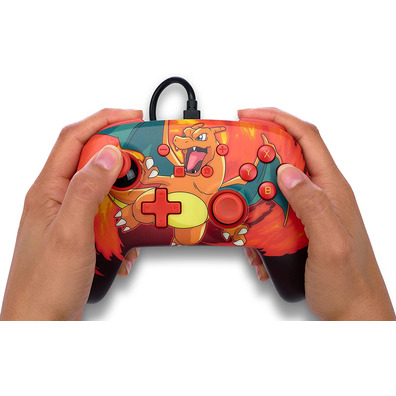 Mando Power A Wired Controller Pokemon Charizard Vortex Switch