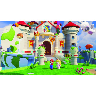 Mario + Rabenchères Kingdom Battle Gold Edition (Code dans une boîte) Commutateur