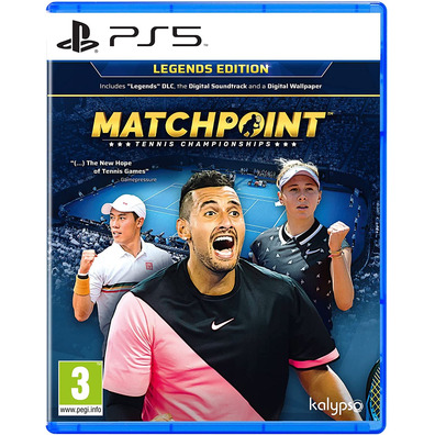 Championnats de tennis de Matchpoint PS5