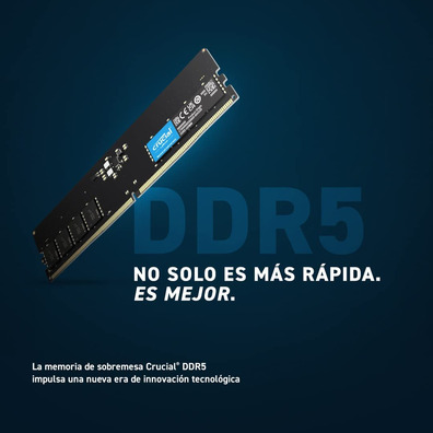 Memoria RAM Crucial 16 Go DDR5 4800 MHz CT16G48C40U5