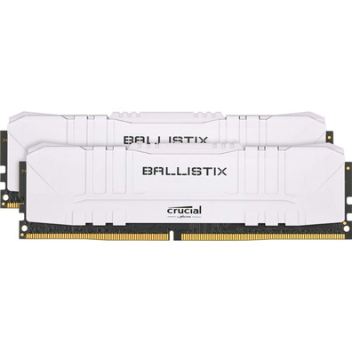 Memoria RAM Crucial Ballistix 16 Go (2x8) DDR4 2666 MHz Blanco