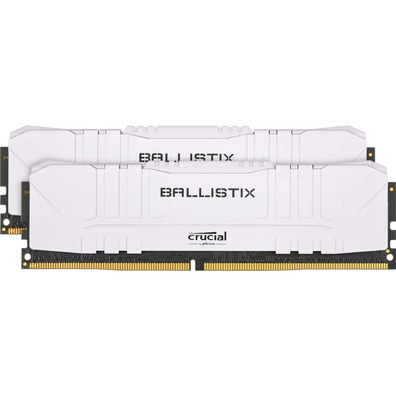  Memoria RAM Crucial Ballistix 16 Go (2x8) DDR4 3200 MHz Blanco