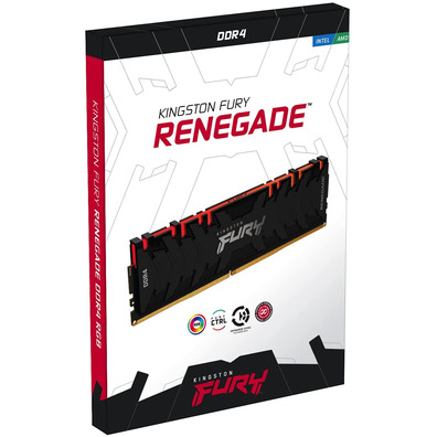 Memoria RAM Kingston Fury Renegade RGB 8 Go DDR4 4000 MHz