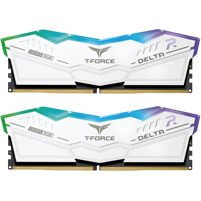 Memoria RAM TeamGroup Delta White RGB 32 Go (2x16 Go) DDR5 6400 MHz