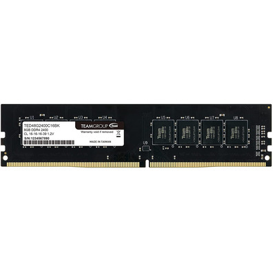 Memoria RAM Teamgroup Elite 8 Go DDR4 2400 MHz