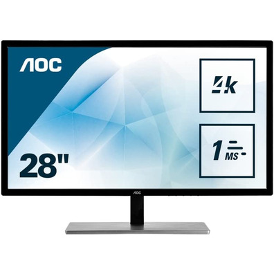 Surveiller l'AOC U2879VF 28''4K Negro / Plata