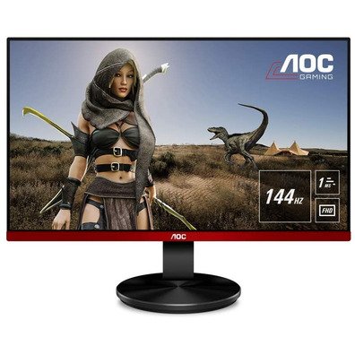 Moniteur Gaming AOC G2490VXA 23.8 " /Full HD/Multimedia Negro y Rojo