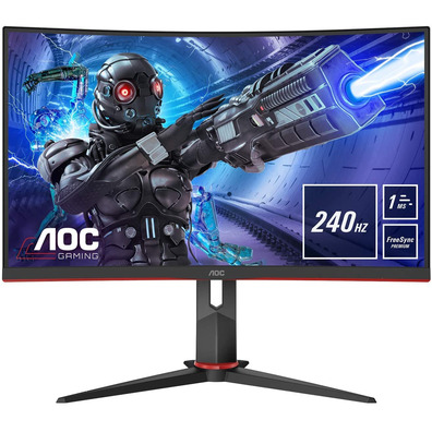 Moniteur Gaming Curvo AOC C32G2ZE 31,5 " Full HD Negro