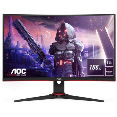 Voyant de jeu de moniteur 24''AOC C24G2AE/BK Curvo Negro