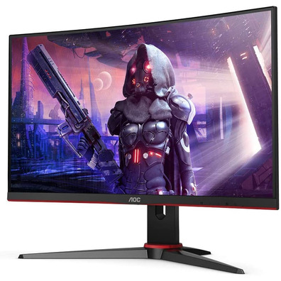 Voyant de jeu de moniteur 24''AOC C24G2AE/BK Curvo Negro