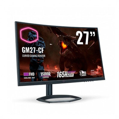 Voyant de jeu de moniteur 27''Cooler Master GM27-CF Curvo