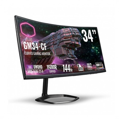 Surveiller les Jeux LED 34" Cooler Master GM34CW Courbes