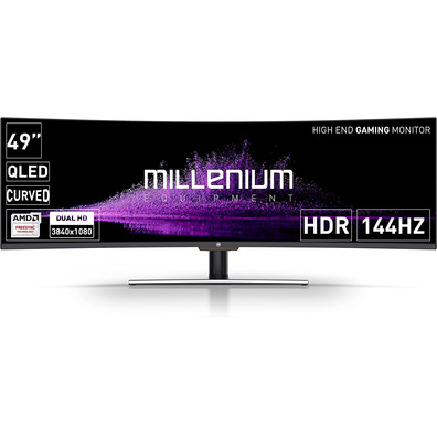 Moniteur Gaming Millenium 49''Curvo FHD IPS 144 Hz