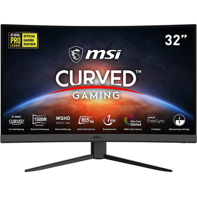 Moniteur Gaming Gaming MSI Optix G32CQ4 Curvo 31.5''