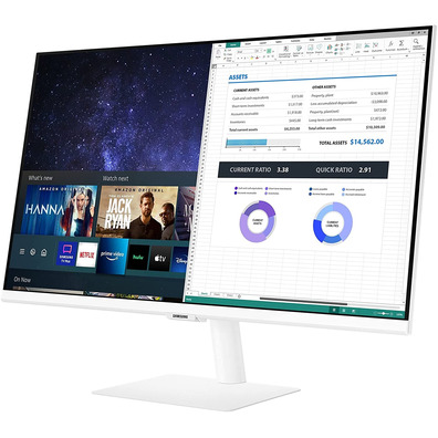 Voyant de surveillance 27''Samsung Smart M5 Blanco