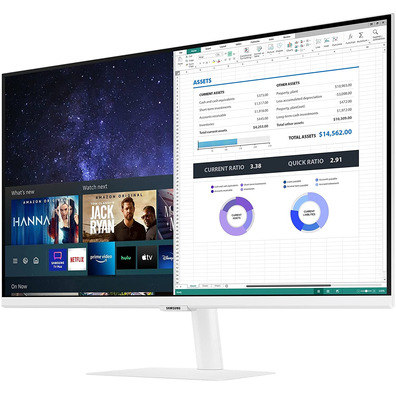 Voyant de surveillance 27''Samsung Smart M5 Blanco