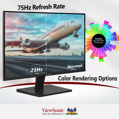 Moniteur LED 27''Viewsonic VA2715 -H Negro