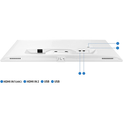 Voyant de surveillance 32''Samsung Smart M5 Blanco