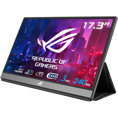 Monitor Portátil Gaming Asus ROG Strix XG17AHPE 17.3 " Full HD Multimedia Negro