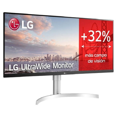 Monitor Profesional Ultrapanorámico LG 34WN650-W 34''WFHD Multimedia Plata