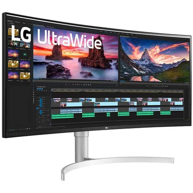 Monitor Profesional Ultrapanorámico LG 38WN95C-W 38 " UWQHD/Multimedia Blanco