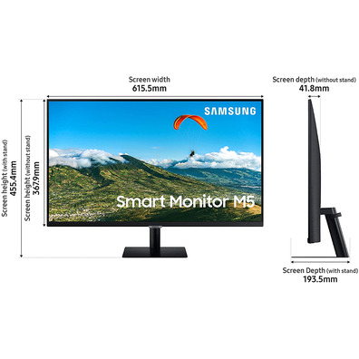 Moniteur Samsung Smart LS27AM500NUXEN LED 27''Negro