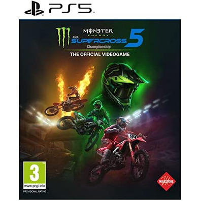 Monster Energy Supercross 5: The Oficial Videogame PS5