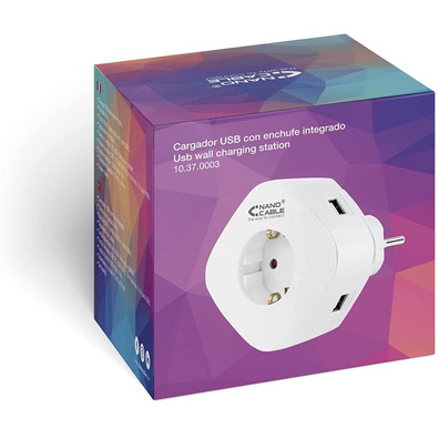 Nocable Cargador Universal 3 tomas USB