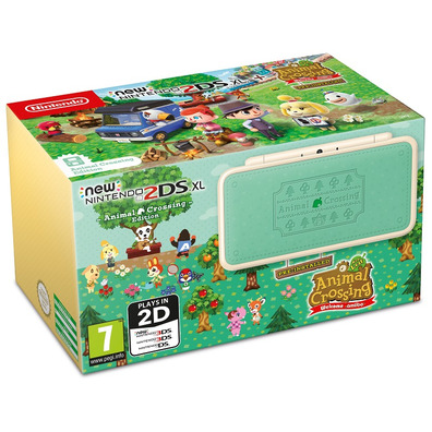 New 2DS XL édition spéciale Animal Crossing + Animal Crossing Bienvenue Amiibo (pré-installé)