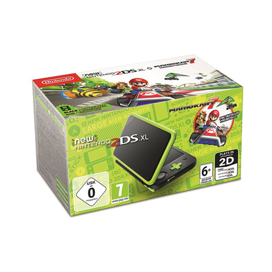 Nouvelle Nintendo 2DS XL Vert Lime   Mario Kart 7 (pré-installé)