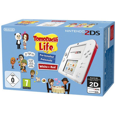 Nintendo 2DS Blanc   Tomodachi Life