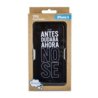 TPU Protective Black No Sé - iPhone 6/6S