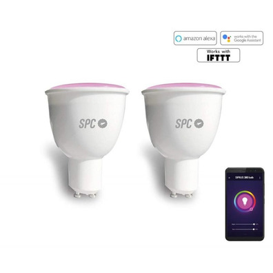 Pack de 2 Ampoules Smart SPC Sirius 380 -GU10-