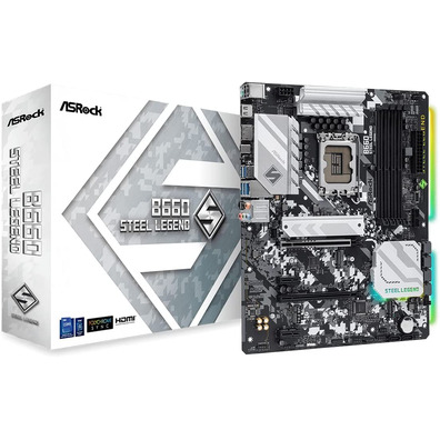 Placa Base Asrock 1700 B660 Acier Légende DDR4