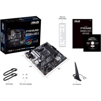 Placa Base Asus Prime B550M-A-Wifi II AM4