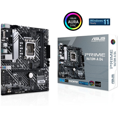 Placa Base Asus Prime H610M-A D4 Socket 1700 MicroATX